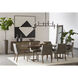 Donnelly 95 X 39.5 inch Antique Brass / Dark Mango Dining Table